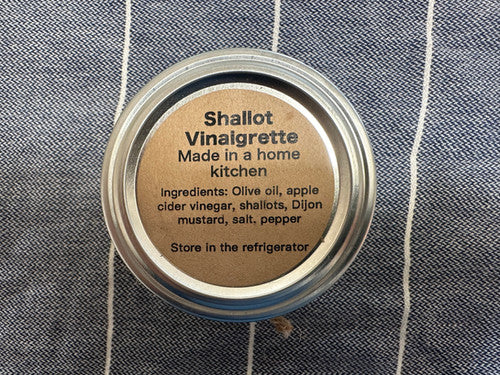 Shallot Vinaigrette, 8 oz (Trestle Glen Pickup)